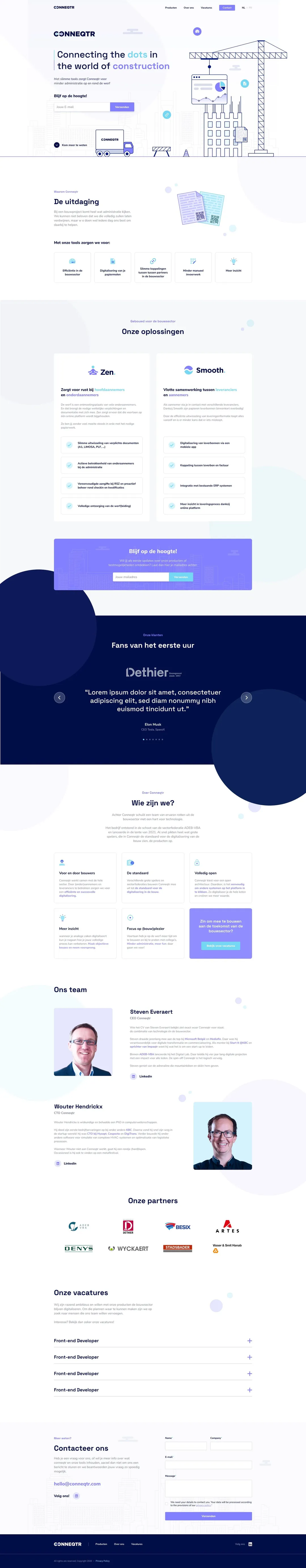 Conneqtr mockup